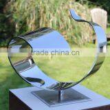 Large Outdoor Garden Decoration Metal Craft Stainless Steel Modern Sculpture thumbnail-3