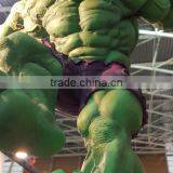 Outdoor Decoration Resin Craft Fiberglass a Grandezza Naturale Hulk Statua thumbnail-3