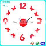 Christmas Unique Custom Made Home Decoration Black Face Acrylic Wall Clock thumbnail-6