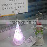 Led Acrylic Plastic Mini Tree Snowman Business Card Holder thumbnail-2