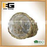 Round Natural Rattan Basket for Garden Planter thumbnail-4