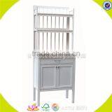 Wholesale Top Quality Kids Wooden White Cabinet Superb Baby Wooden Storage W08D025 thumbnail-5