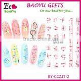 Hogift Hot Selling Flower Nail Sticker,3D/Water Printing Japan Fashion Nail Art Decals thumbnail-2