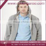 Men's 100%cotton Fleece Cool Zip up Sweatshirt thumbnail-4