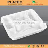 Hot Sale Plastic Food Tray, Envronmental Plastic Food Container, Restaurant Takeaway Fast Food Tray, Food Container thumbnail-2