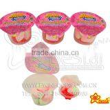 Strawberry Shape Marshmallow With Fruity Jam thumbnail-1
