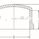 HIGH QUANLITY END CAP OF PVC DIN STANDARD FITTINGS FOR WATER SUPPLY thumbnail-2