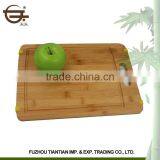 New Kitchen Cooking Natural Vegetable Square Bamboo 3 Pieces Chopping Board With Scale thumbnail-2