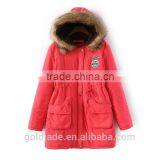 High Quality Womens Parka Coat Fur Hood For Winters European Down Feather Overcoat thumbnail-6