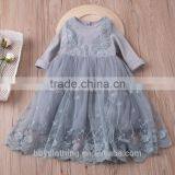 Thick Warm Girl Dress Christmas Party Dresses Knitted Chiffon Autumn Winter Kids Girls Dress thumbnail-2