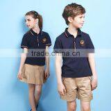 Summer Short Sleeve Kids Polo School Uniform Latest Designs thumbnail-3