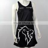 Wholesale Custom Girls Sexy Sublimation Sport Netball Uniform Dress, Netball Jersey Skirts thumbnail-1