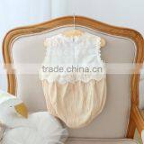 2017 New Design Summer Lace Baby Girls Bubble Romper With Bow thumbnail-3