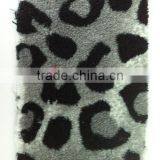 Leopard Printed Fleece Fabric For Bathrobe And Blankets thumbnail-1