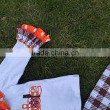 Newest Kids Fall Clothes Girls Thanksgiving Outfit Girls Thanksgiving Pant Sets Kids Long Sleeve Sets With Necklace and Headband thumbnail-4