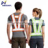 USB Rechargeable Battery High Visibility Work Flashing Led Safety Vest thumbnail-5