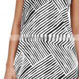 Latest Summer Sexy Women Beach Long Dress Striped Satin Casual Fashion V-neck Beach Wear Dress thumbnail-5