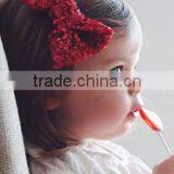 Sequin Material Bow Design Girls Hair Clips, Sequin Hair Clips thumbnail-2