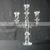 Hot Sale !!! Unique crystal candle holder with home decration JKC-0007