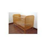 Popular Solid Pine Baby Cot Bed thumbnail-1