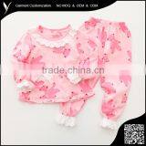 Home Dress Long Sleeve Print Cotton Children Pajamas thumbnail-2
