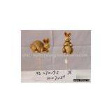 Terracotta Rabbit on Stick,2asst. thumbnail-1