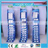 8pcs in Aluminium Plastic Foil Pack 100%biodegradable Rayon Magic Towels Tablets/compressed Facial Wipes for Dollarama