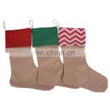 Christmas Decorations Burlap Christmas Stockings thumbnail-1