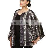 women western multi colored satin beautiful shrug wholesaler from india