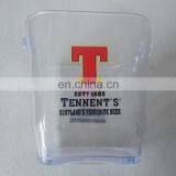 Transparent Square Ice Cooler Bucket With Two Handles thumbnail-3