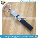 New Fashion Design Leather Strap Keychain for Promotion Gift thumbnail-5