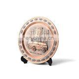 Custom Copper Round Commemorative Plate for Souvenir thumbnail-1