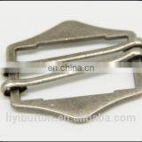 customized zinc alloy metal belt buckle for decoration, light black nickel garment buckle