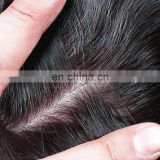 Raw indian temple hair no tangle no shed silk lace closure 6x6