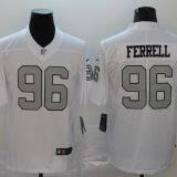 Las Vegas Raiders #96 Ferrell White Jersey thumbnail-1