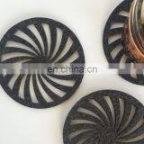 Wholesale Factory Customized Tea Coffee Cup Round Felt Coaster thumbnail-2