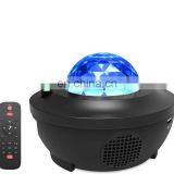 Bedroom Ocean Wave Built-in Bluetooth Speaker Sound Sensor Projector Star Projector LED Night Light thumbnail-3