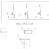 Wholesale Durable Glass Canopy Shade Awning With Stainless Steel SUS304 316 Satin Polish thumbnail-6