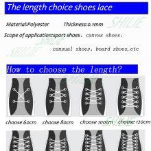 Manufacture Wholesale Multi Colored Multiple Lengths Flat Shoe Lace Shoes Strings Polyester Lace thumbnail-3
