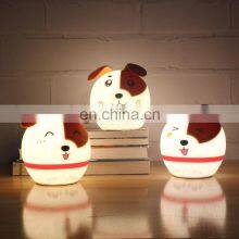 2020 Creative Gift Doggy Design Led Lamp Rechargeable Battery Night Lamp RGB Night Light With Color Patting Control