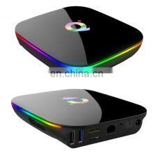 Factory Directly Selling Quad Core Allwinner Android tv Box Q Plus Better Than H96 Pro Smart Ott tv Box