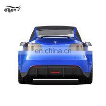 For Tesla Model Y Zeus Style Carbon Fiber Front Lip Spoiler Side Skirt Rear Diffuser for Model Y thumbnail-5