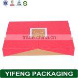 Customized Empty Pink Cardboard Paper Gifts Homemade Chocolate Gift Box thumbnail-5