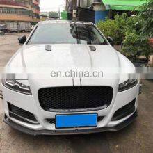 Carbon Fiber Front Bumper Spoiler Lip for Jaguar XF Prestige Base Sedan 2016-2019 thumbnail-5