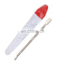 Nail Cuticle Pusher Double-heads Dead Skin Push Stainless Steel Nail Removal Steel Push Nail Art Manicure Nursing Tool thumbnail-2