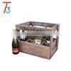 Custom Stackable Multipurpose Storage Natural Handmade Wooden Wine Crate thumbnail-5
