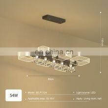 Custom Large Project Indoor Living Room Crystal Decoration Modern 54W 72W LED Chandelier Lamp thumbnail-5