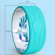 31.5x15cm Silicone ABS Customized High Quality Yoga Wheel to buyers