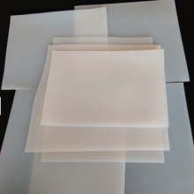 Transparent silicone rubber sheet for heat press