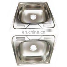Kitchen Sinks Suppliers Drainboard Stainless Steel Sink 201 or 304 Basin Deep Laundry Kitchen Sink For Cabinet thumbnail-1